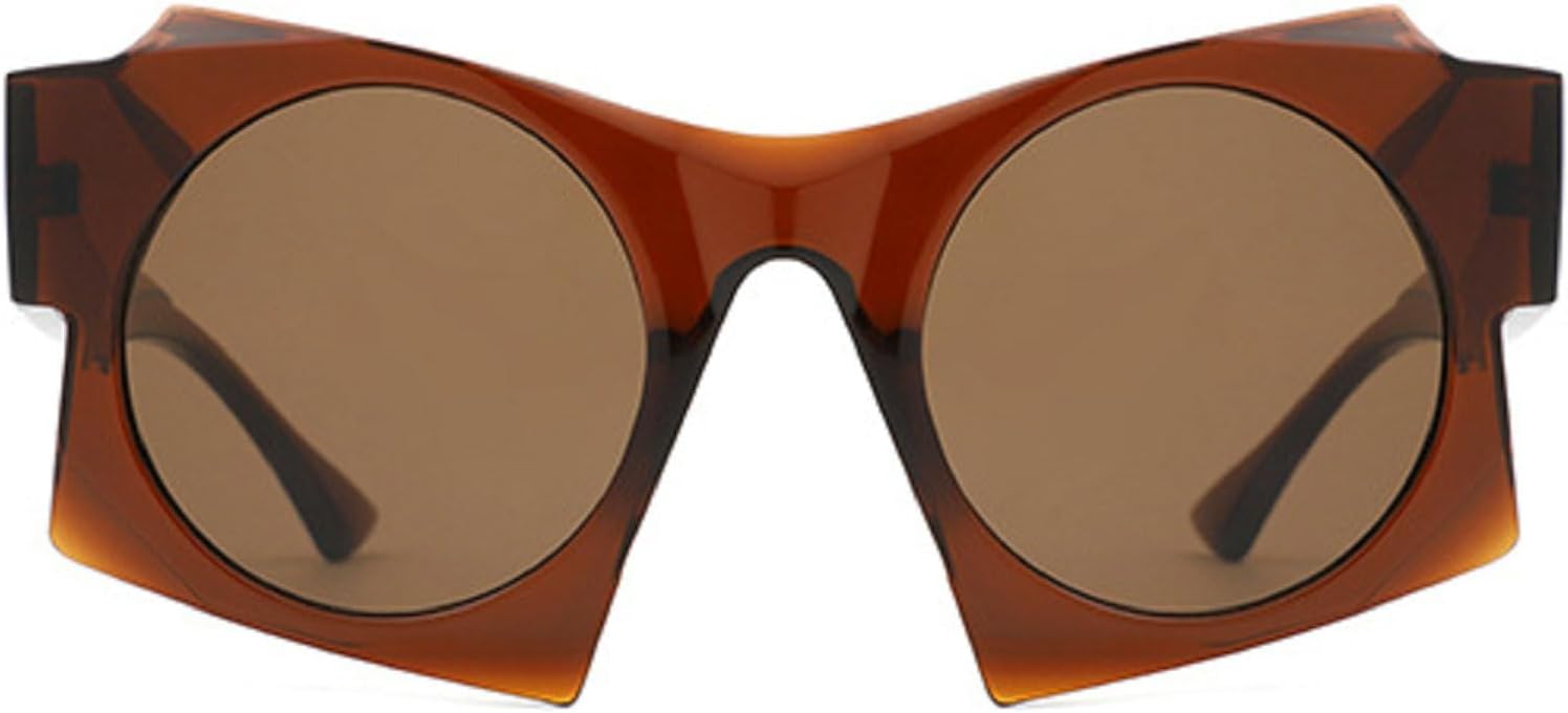 Квадратные солнцезащитные очки для женщин и мужчин, модные круглые солнцезащитные очки с защитой от УФ-излучения, ретро-винтажные женские солнцезащитные очки N45 mincl, Brown
Квадратные солнцезащитные очки для женщин и мужчин, модные круглые солнцезащитные очки с защитой от УФ-излучения, ретро-винтажные женские солнцезащитные очки N45 mincl, Brown