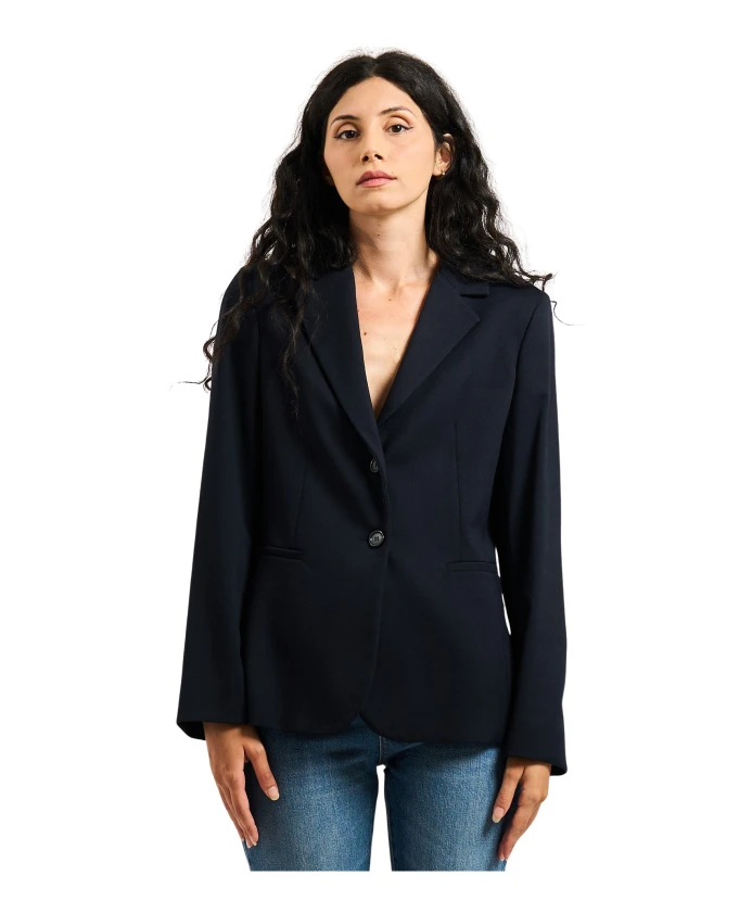 Синий приталенный пиджак Pennyblack, синий
Синий приталенный пиджак Pennyblack, синий