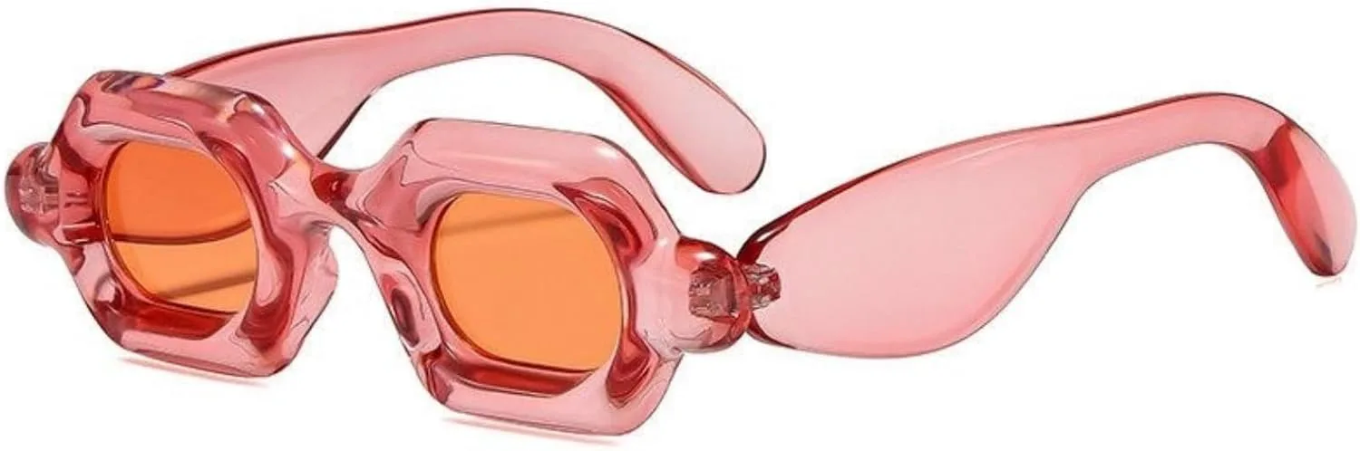 COTIA Милые квадратные солнцезащитные очки для женщин и мужчин, модные массивные солнцезащитные очки в стиле Y2K, конфетные цвета, хип-хоп, забавные очки, Pink
COTIA Милые квадратные солнцезащитные очки для женщин и мужчин, модные массивные солнцезащитные очки в стиле Y2K, конфетные цвета, хип-хоп, забавные очки, Pink