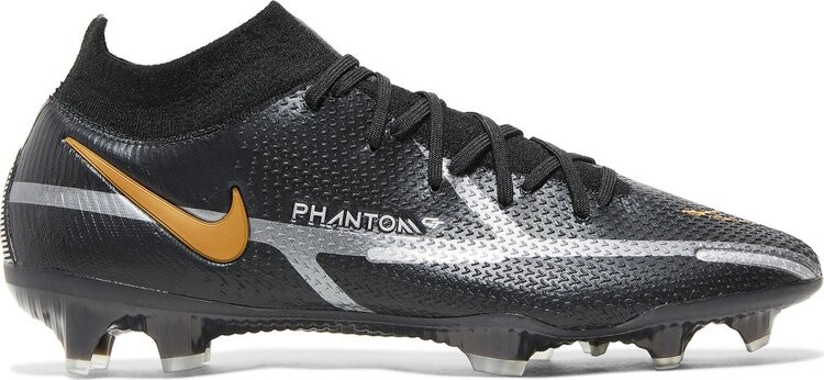Бутсы Nike Phantom GT2 DF Elite FG 'Black Metallic Gold', черный 
Бутсы Nike Phantom GT2 DF Elite FG 'Black Metallic Gold', черный
