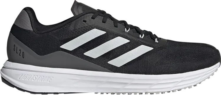 Кроссовки Adidas SL20.2 'Black Grey', черный 
Кроссовки Adidas SL20.2 'Black Grey', черный