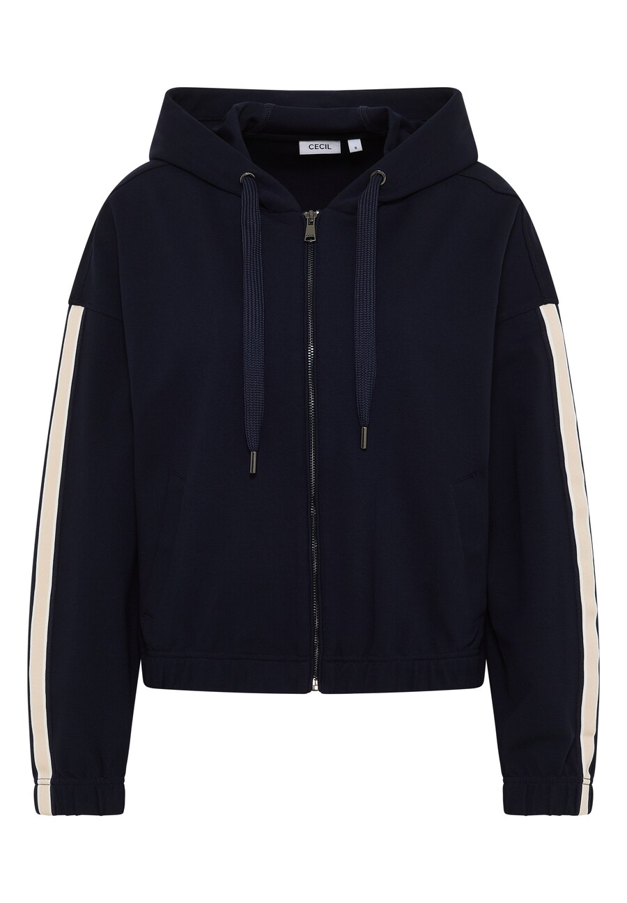 Толстовка с капюшоном на молнии CECIL, темно-синий
Толстовка с капюшоном на молнии CECIL, темно-синий