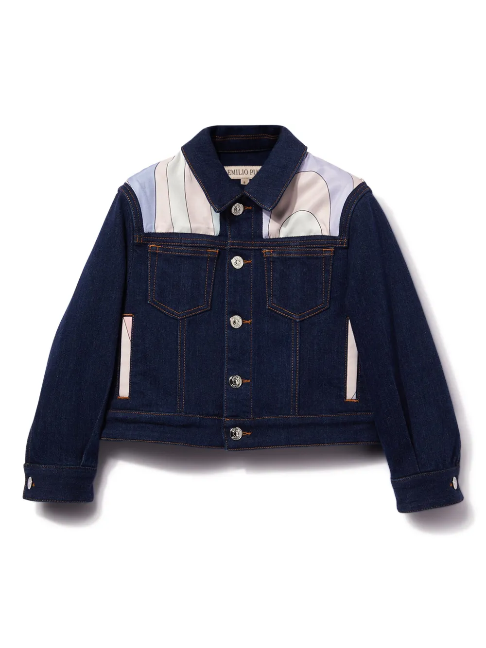 Джинсовая куртка с принтом Marmo PUCCI Junior, синий
Джинсовая куртка с принтом Marmo PUCCI Junior, синий
