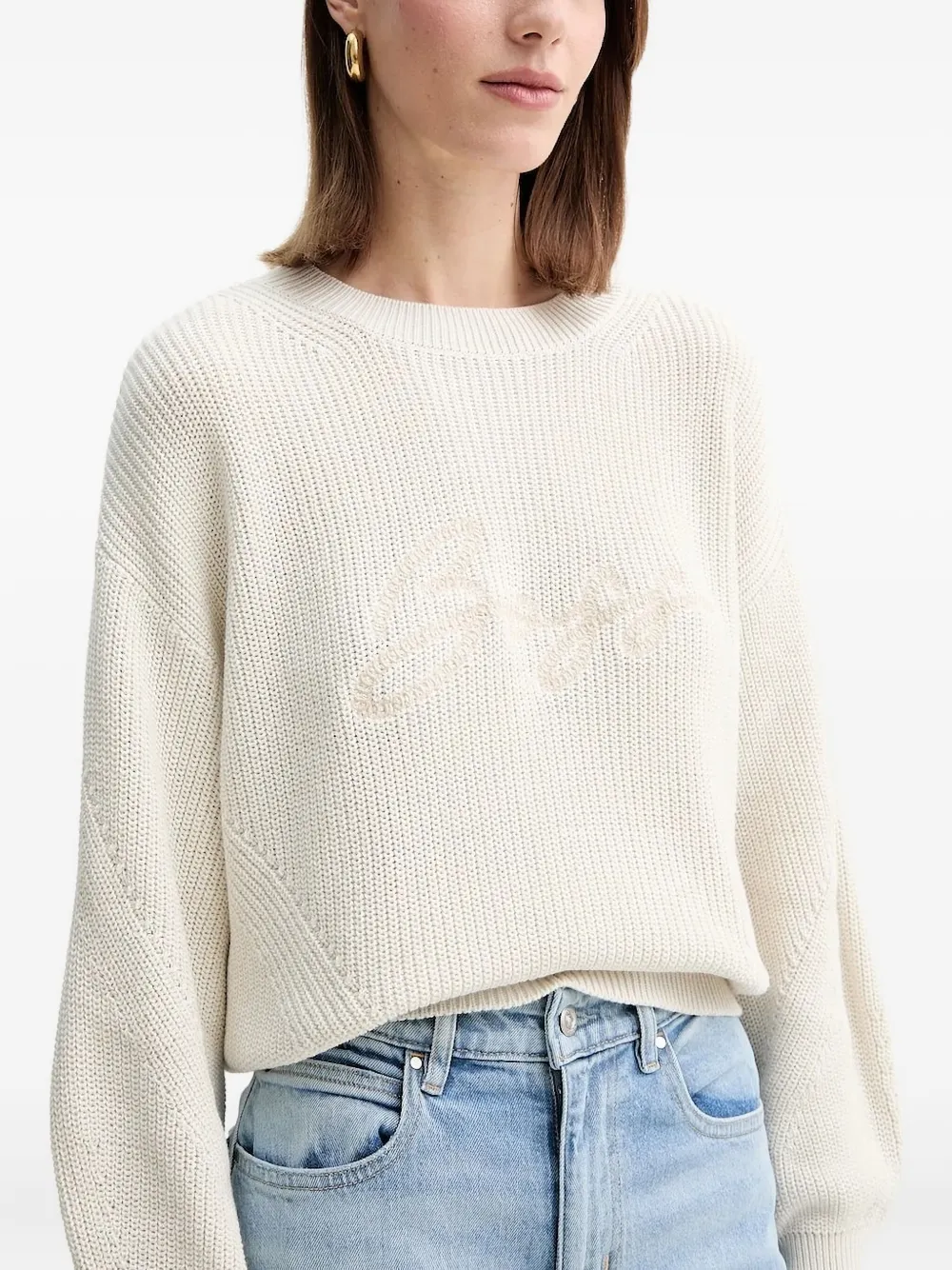 Свитер с логотипом BOSS, белый
Свитер с логотипом BOSS, белый