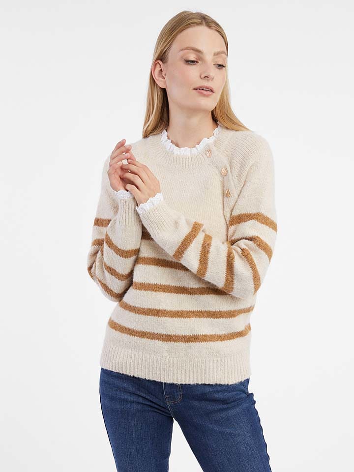 Пуловер orsay Pullover, цвет Creme/Hellbraun
Пуловер orsay Pullover, цвет Creme/Hellbraun