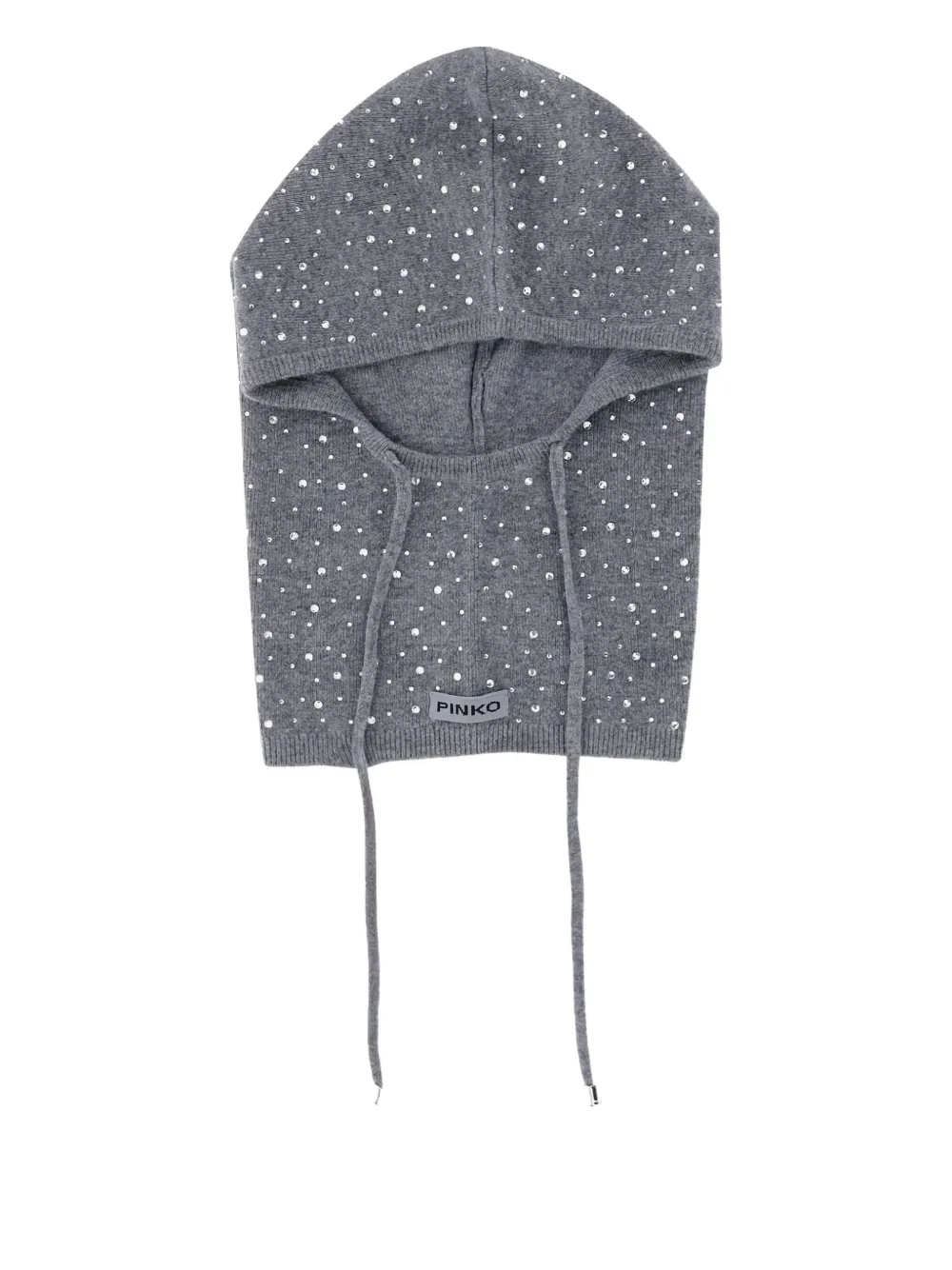 Балаклава с капюшоном, украшенная кристаллами PINKO, серый
Балаклава с капюшоном, украшенная кристаллами PINKO, серый