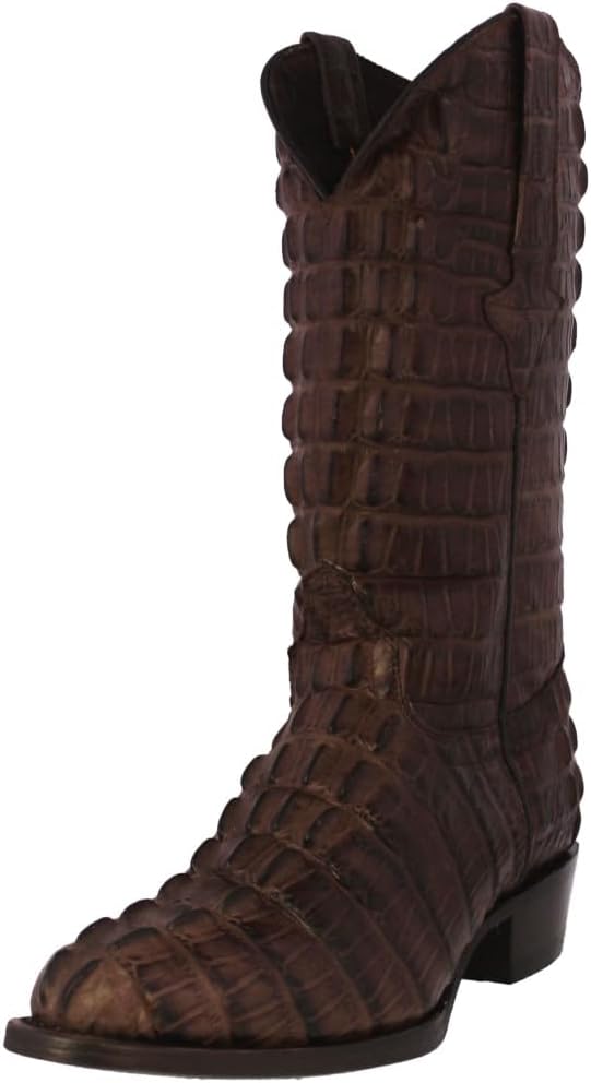 Мужские коричневые ковбойские ботинки в стиле вестерн с полным рисунком из крокодилового хвоста, круглый носок Cowboy Professional
Мужские коричневые ковбойские ботинки в стиле вестерн с полным рисунком из крокодилового хвоста, круглый носок Cowboy Professional