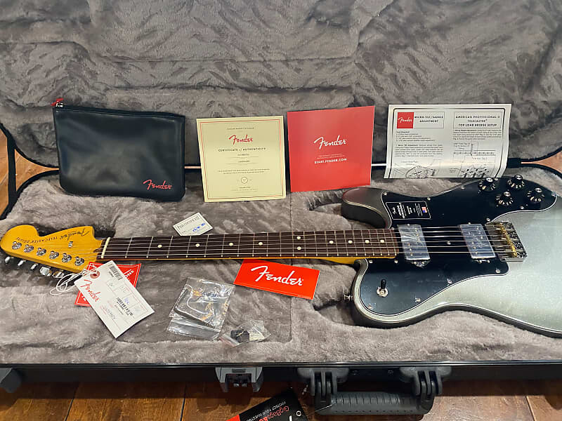 Fender American Professional II Telecaster Deluxe Rosewood Mercury #US22044004 7 фунтов 11,5 унций American Professional II Telecaster Deluxe with Rosewood Fretboard
Fender American Professional II Telecaster Deluxe Rosewood Mercury #US22044004 7 фунтов 11,5 унций American Professional II Telecaster Deluxe with Rosewood Fretboard