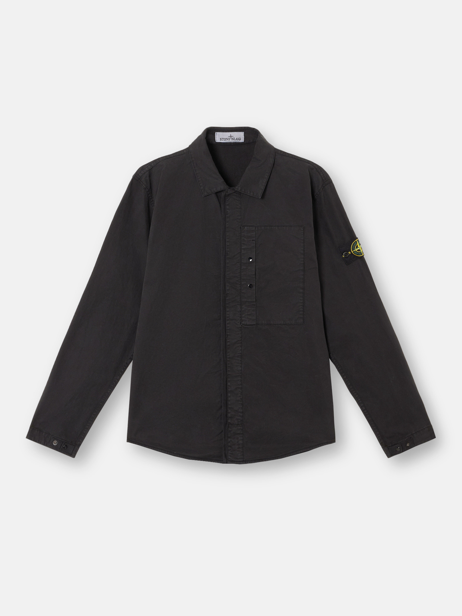 Верхняя рубашка с потайной застежкой на кнопку Stone Island 1200033 SUPIMA COTTON TWILL STRETCH-TC, черный
Верхняя рубашка с потайной застежкой на кнопку Stone Island 1200033 SUPIMA COTTON TWILL STRETCH-TC, черный