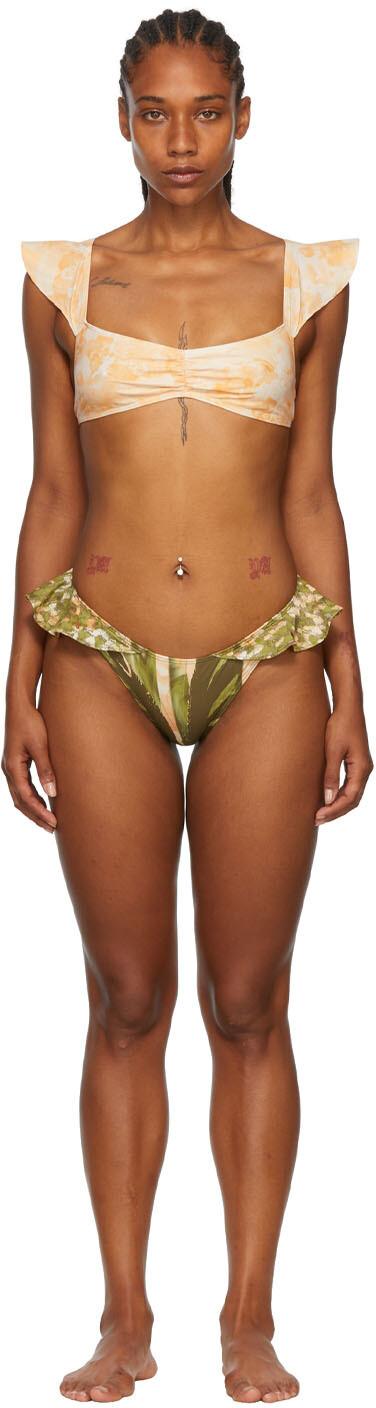 Эксклюзивное бикини цвета хаки из переработанного нейлона SSENSE Collina Strada
Эксклюзивное бикини цвета хаки из переработанного нейлона SSENSE Collina Strada