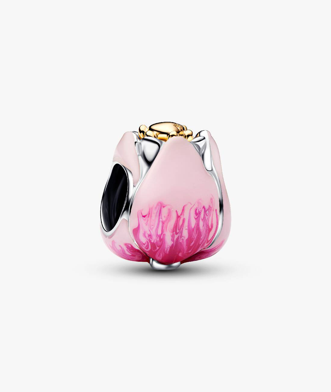 Шарм Pandora Pink Tulip, серебро/золото
Шарм Pandora Pink Tulip, серебро/золото