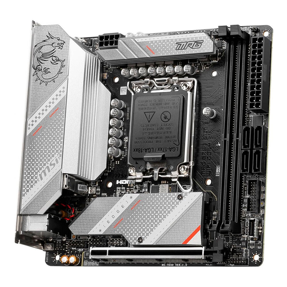 Материнская плата MSI MPG B760I EDGE WIFI DDR4, LGA 1700, DDR4, Wi-Fi, 64 Гб, чёрный-серебристый
Материнская плата MSI MPG B760I EDGE WIFI DDR4, LGA 1700, DDR4, Wi-Fi, 64 Гб, чёрный-серебристый