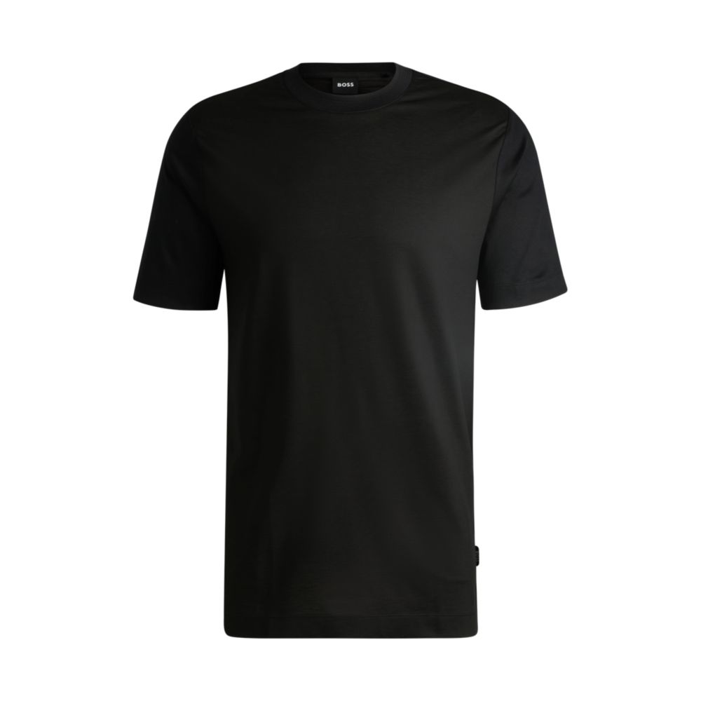 Футболка прямого кроя со структурированным корпусом BOSS, черный
Футболка прямого кроя со структурированным корпусом BOSS, черный