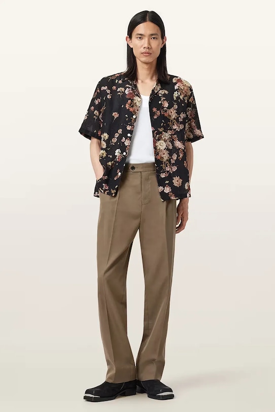 Шерстяные брюки TALLIS Allsaints, коричневый
Шерстяные брюки TALLIS Allsaints, коричневый