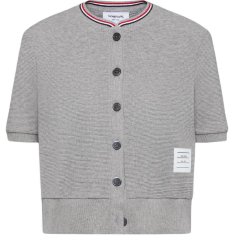 Кардиган в рубчик с полосками rwb THOM BROWNE, серый
Кардиган в рубчик с полосками rwb THOM BROWNE, серый