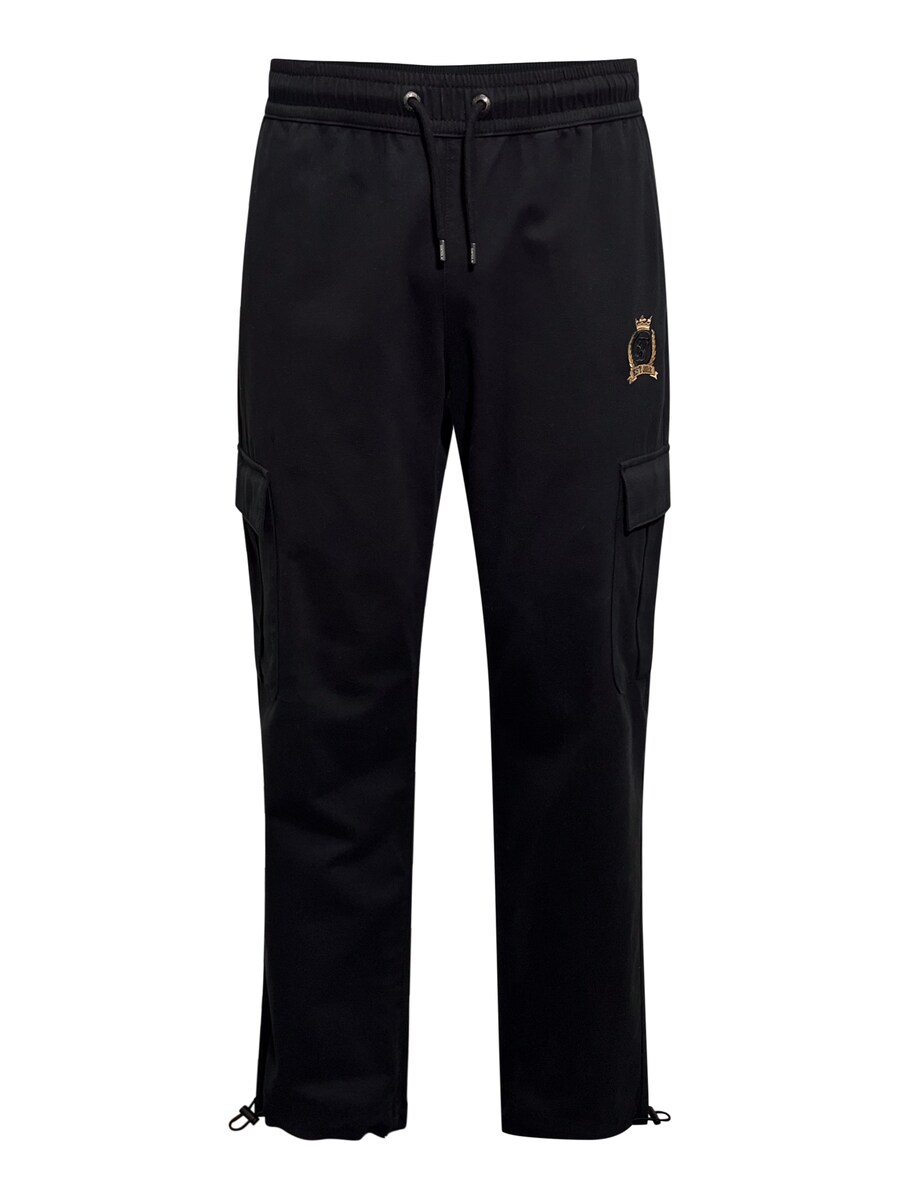 Обычные брюки-карго SikSilk, черный
Обычные брюки-карго SikSilk, черный