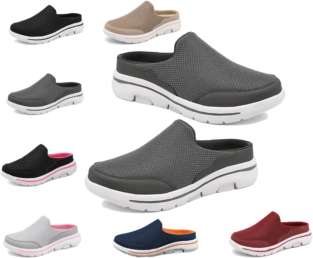 Мюли и сабо для женщин и мужчин с легкой открытой пяткой, удобная обувь для ходьбы, дышащие тапочки с закрытым носком, шлепанцы для мужчин и женщин Generic, темно-серый
Мюли и сабо для женщин и мужчин с легкой открытой пяткой, удобная обувь для ходьбы, дышащие тапочки с закрытым носком, шлепанцы для мужчин и женщин Generic, темно-серый