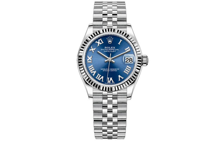 Rolex Женские автоматические механические часы Log Series с синим циферблатом и корпусом из 18-каратного белого золота
Rolex Женские автоматические механические часы Log Series с синим циферблатом и корпусом из 18-каратного белого золота