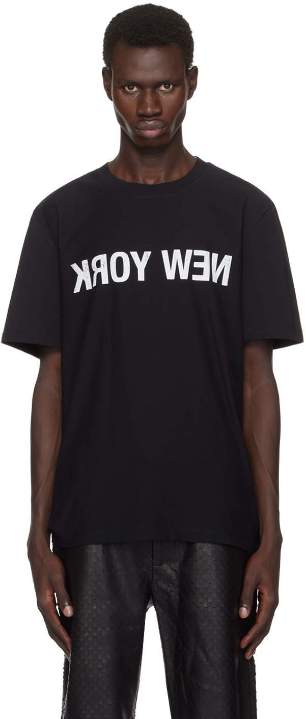 Футболка с ремнем безопасности с надписью «New York» Helmut Lang
Футболка с ремнем безопасности с надписью «New York» Helmut Lang