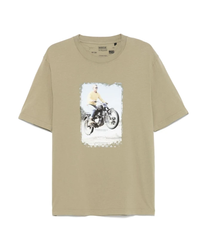 Зеленая футболка с логотипом. Barbour, зеленый
Зеленая футболка с логотипом. Barbour, зеленый