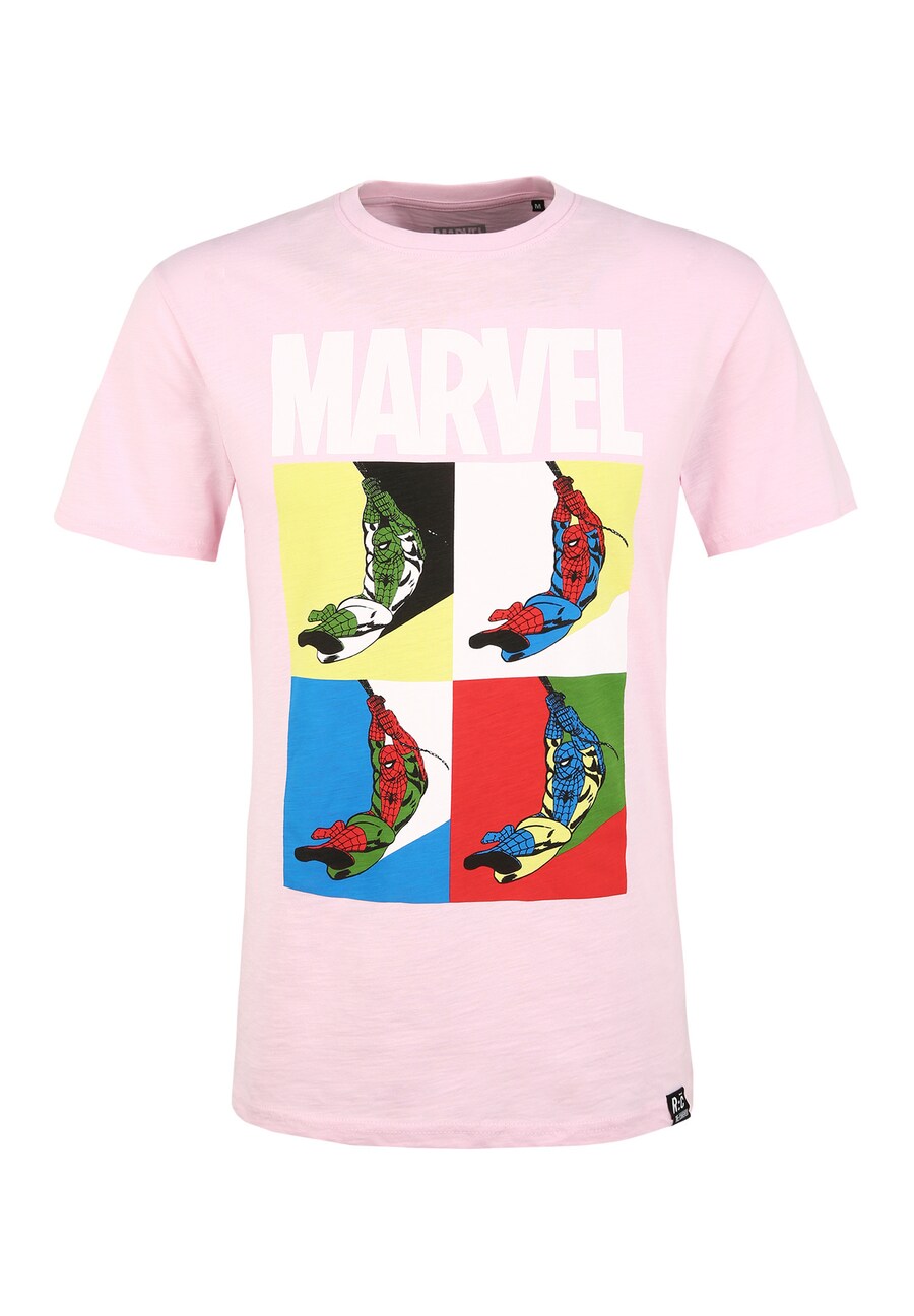 Классическая футболка Recovered Shirt Marvel Spider-Man Pop Art Pink, красный 
Классическая футболка Recovered Shirt Marvel Spider-Man Pop Art Pink, красный