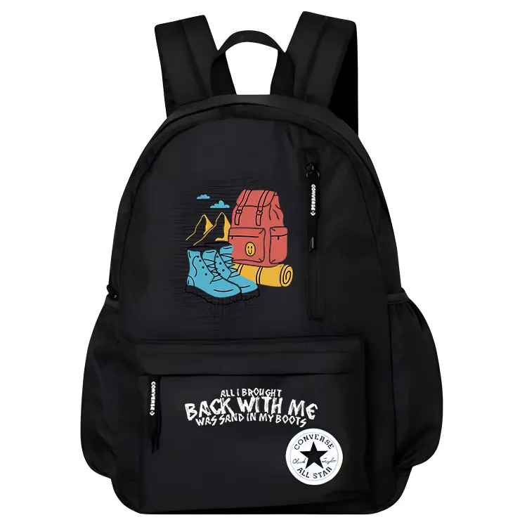 Converse Полиэстеровый рюкзак среднего размера унисекс черный, Backpack
Converse Полиэстеровый рюкзак среднего размера унисекс черный, Backpack