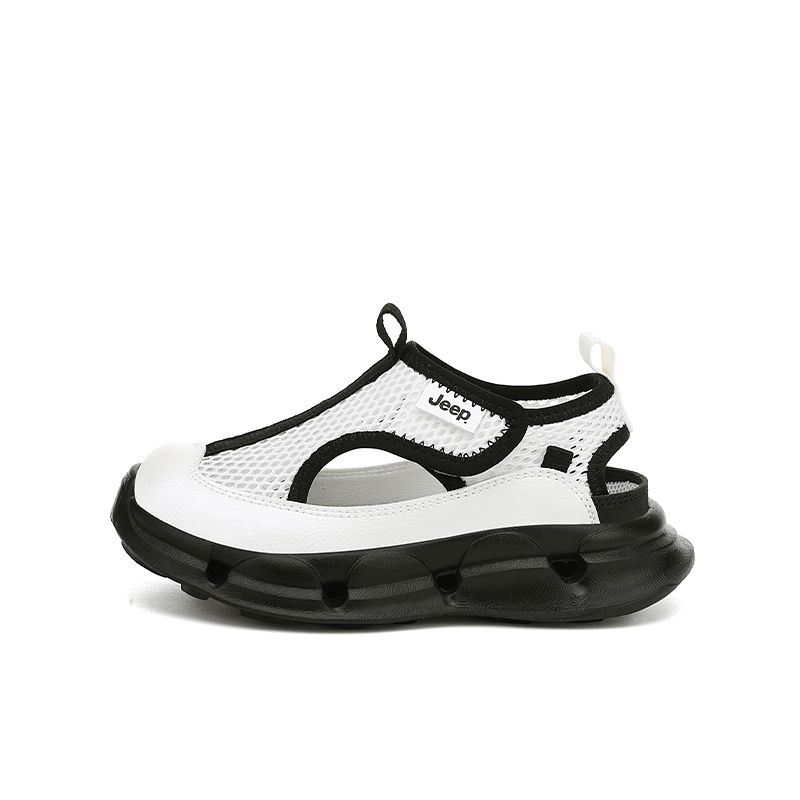 Сандалии детские, водонепроницаемые, дышащие, быстросохнущие, с противоскользящей подошвой, с амортизацией, устойчивые к истиранию и отскоку Jeep, белый/черный
Сандалии детские, водонепроницаемые, дышащие, быстросохнущие, с противоскользящей подошвой, с амортизацией, устойчивые к истиранию и отскоку Jeep, белый/черный