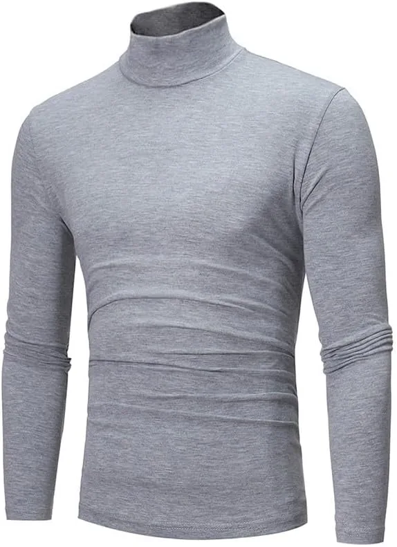 Мужская водолазка Slim Fit с длинным рукавом, однотонная FABULETTA
Мужская водолазка Slim Fit с длинным рукавом, однотонная FABULETTA