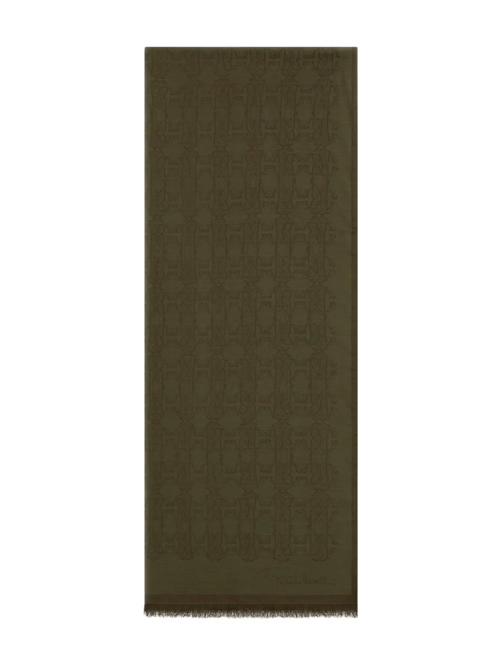 Шарф с монограммным узором Roberto Cavalli, зеленый
Шарф с монограммным узором Roberto Cavalli, зеленый