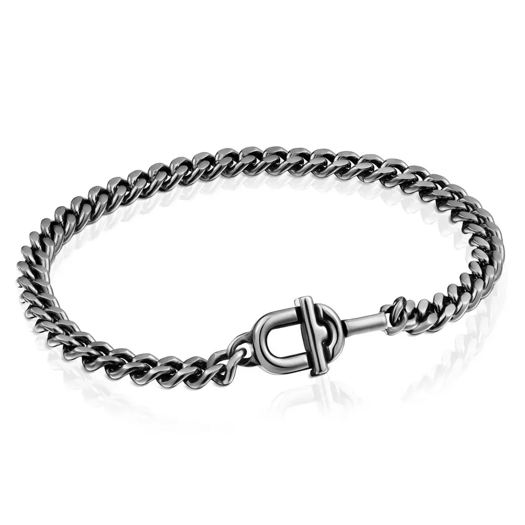Браслет Tous Manifesto Curb Chain, темное серебро
Браслет Tous Manifesto Curb Chain, темное серебро