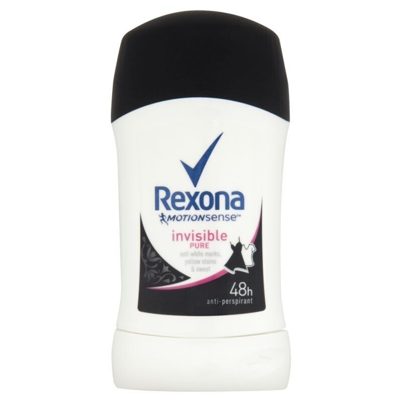 Антиперспирант для женщин Rexona MotionSense Invisible Pure, 40 мл
Антиперспирант для женщин Rexona MotionSense Invisible Pure, 40 мл