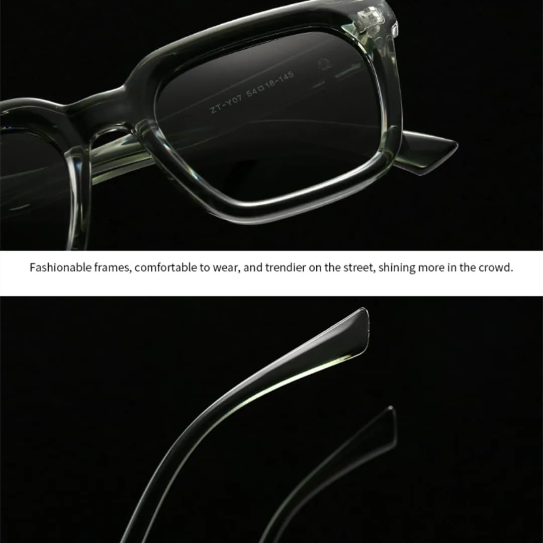 Модные квадратные солнцезащитные очки для женщин с защитой от УФ-излучения UV400, ретро-очки для мужчин, трендовые солнцезащитные очки TVTBBVV, Gray Black
Модные квадратные солнцезащитные очки для женщин с защитой от УФ-излучения UV400, ретро-очки для мужчин, трендовые солнцезащитные очки TVTBBVV, Gray Black