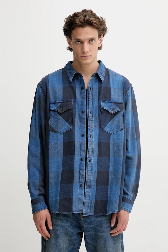 Хлопковая рубашка Levi'S, синий
Хлопковая рубашка Levi'S, синий