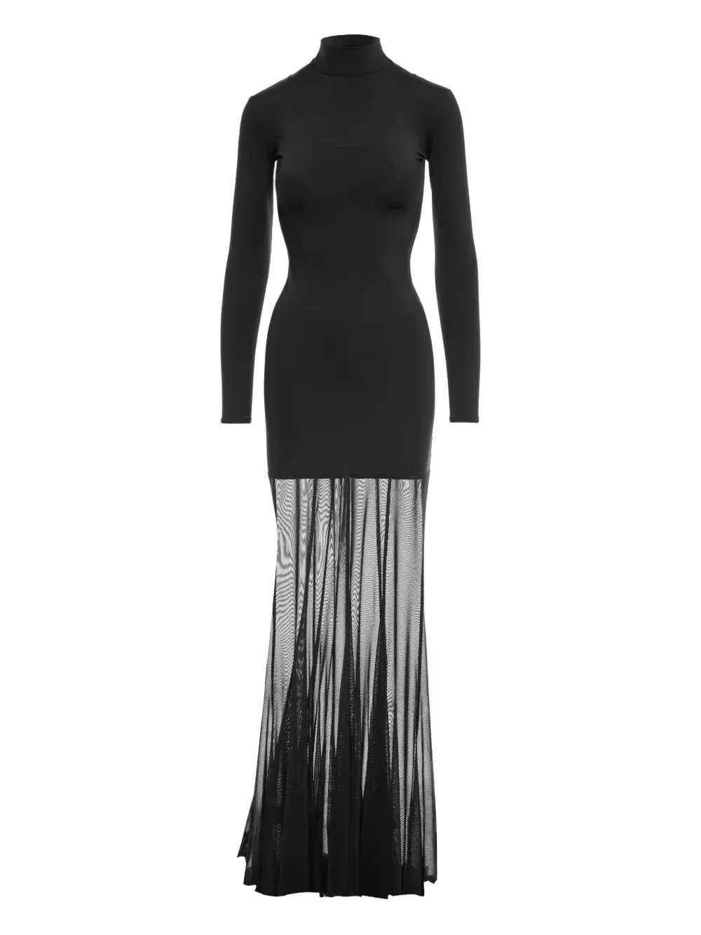 Платье макси на бретельках с высоким воротом и сетчатыми вставками V:PM ATELIER, черный
Платье макси на бретельках с высоким воротом и сетчатыми вставками V:PM ATELIER, черный