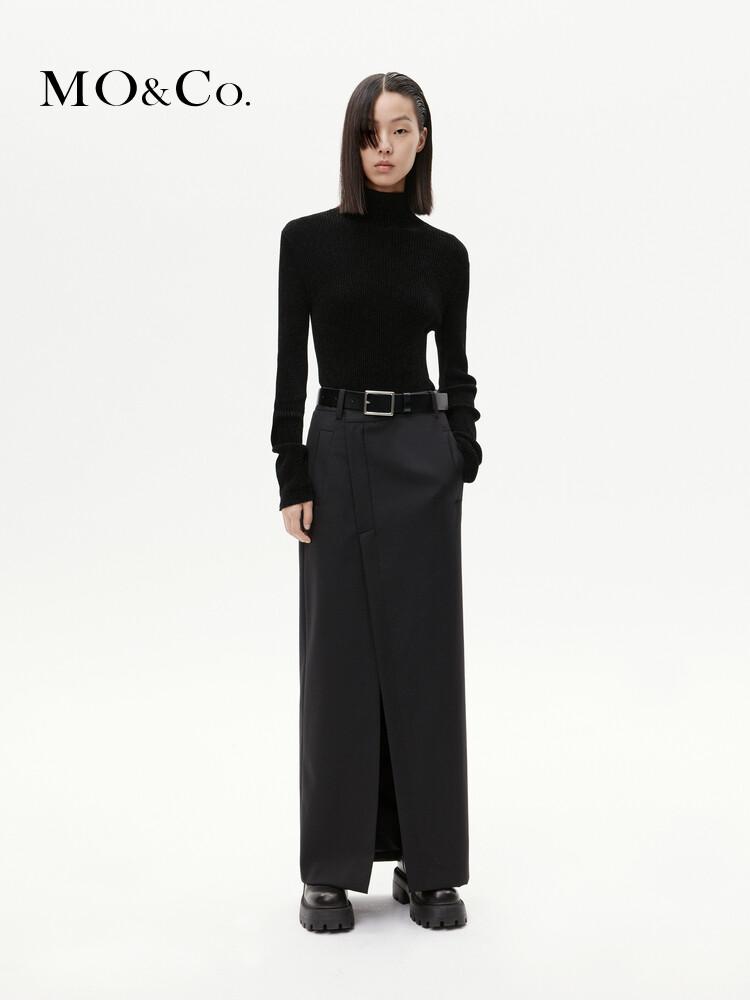 Юбка Moco 2023 с диагональной планкой и разрезом, черный
Юбка Moco 2023 с диагональной планкой и разрезом, черный