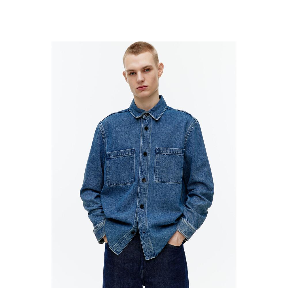 Рубашка мужская Arket джинсовая, синий
Рубашка мужская Arket джинсовая, синий