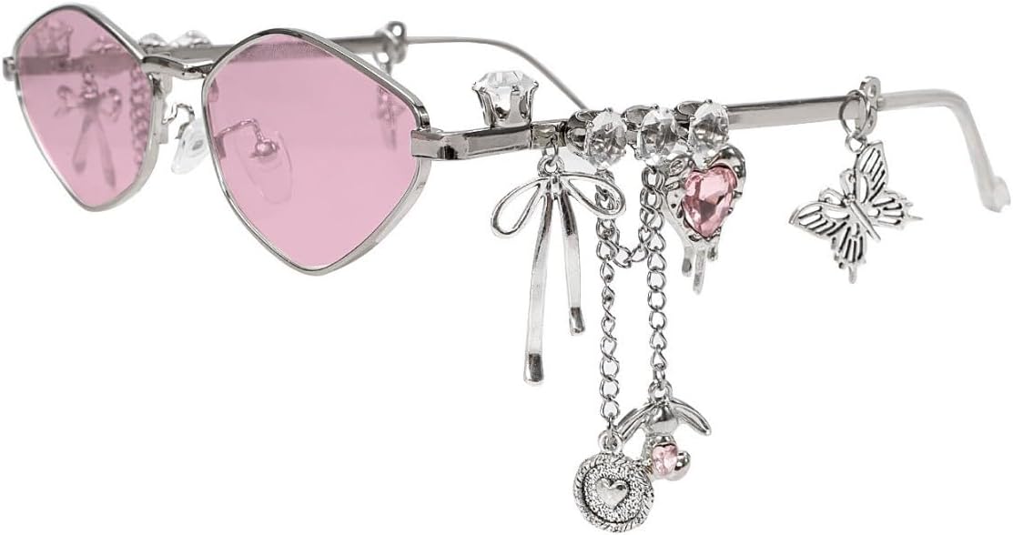 Солнцезащитные очки Melrose с кристаллами, женские, овальная металлическая оправа, модные, с бриллиантовым кулоном, в стиле панк, защита от ультрафиолета UV400, артикул 75073, Pink White
Солнцезащитные очки Melrose с кристаллами, женские, овальная металлическая оправа, модные, с бриллиантовым кулоном, в стиле панк, защита от ультрафиолета UV400, артикул 75073, Pink White