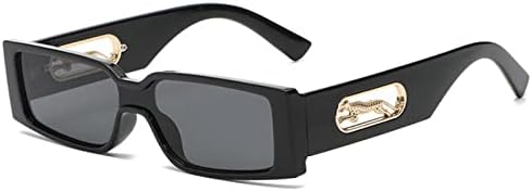 Прямоугольные солнцезащитные очки для женщин, солнцезащитные очки для мужчин с леопардовым принтом в стиле панк, солнцезащитные очки с защитой от УФ-излучения UV400 MTZJH, Black Black
Прямоугольные солнцезащитные очки для женщин, солнцезащитные очки для мужчин с леопардовым принтом в стиле панк, солнцезащитные очки с защитой от УФ-излучения UV400 MTZJH, Black Black