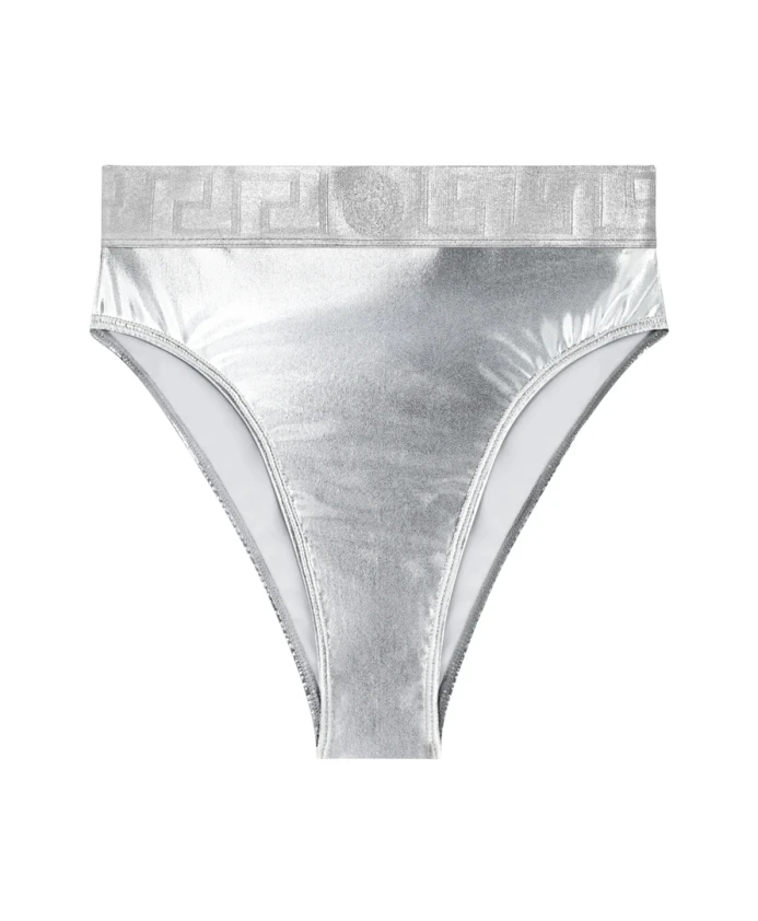 Металлические плавки от бикини Versace, серый
Металлические плавки от бикини Versace, серый