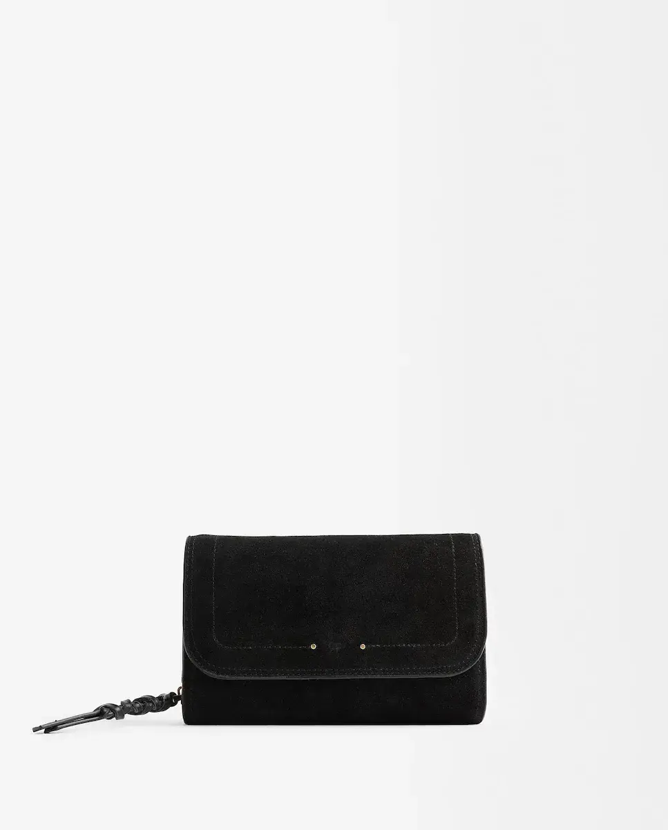 Средний кожаный женский кошелек с клапаном и магнитной застежкой Parfois, черный
Средний кожаный женский кошелек с клапаном и магнитной застежкой Parfois, черный