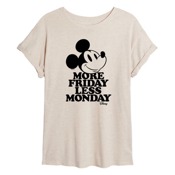 Футболка свободного кроя с Микки Маусом для юниоров «Больше пятницы, меньше понедельника» Disney, бежевый
Футболка свободного кроя с Микки Маусом для юниоров «Больше пятницы, меньше понедельника» Disney, бежевый