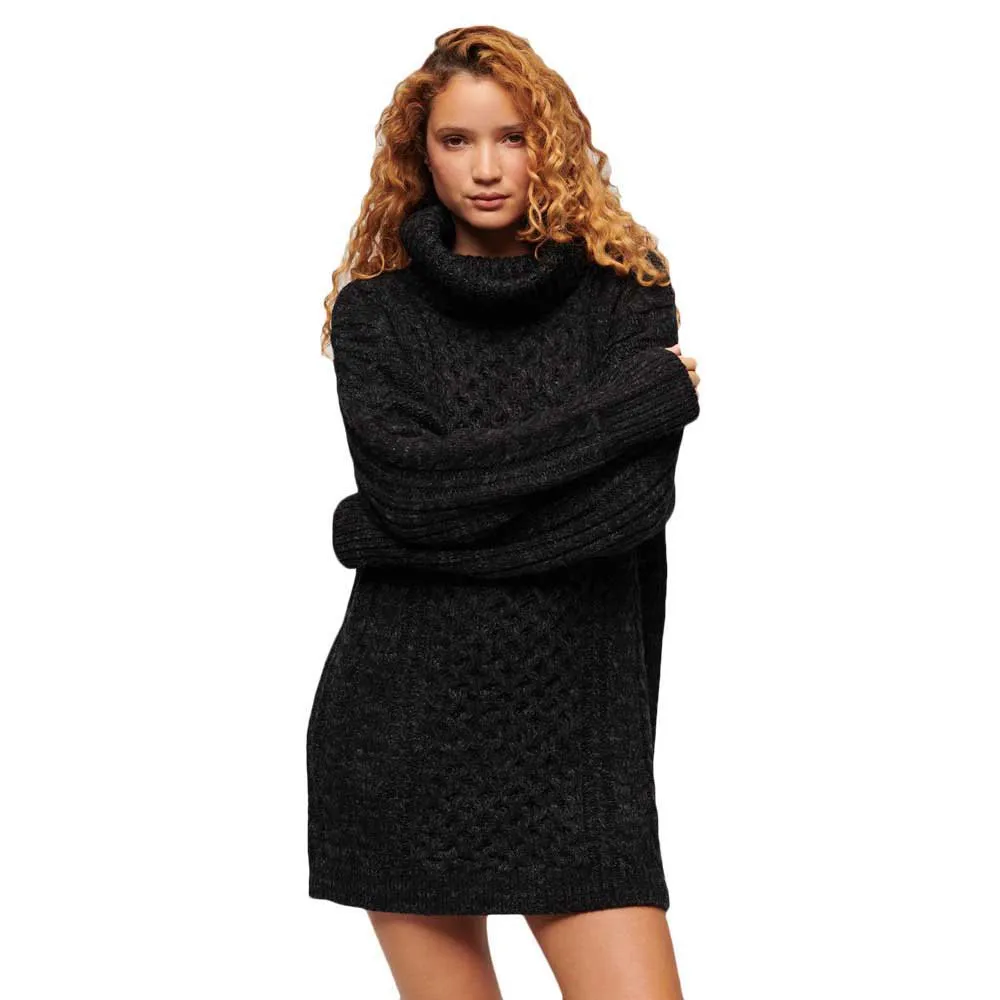 Платье Superdry Cable midi, черный
Платье Superdry Cable midi, черный