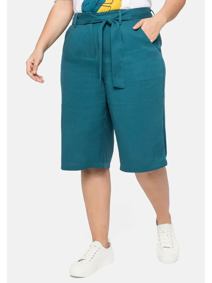 Шорты-бермуды Sheego "больших размеров" из мягкого, струящегося качественного лиоцелла, цвет Dunkelpetrol
Шорты-бермуды Sheego "больших размеров" из мягкого, струящегося качественного лиоцелла, цвет Dunkelpetrol