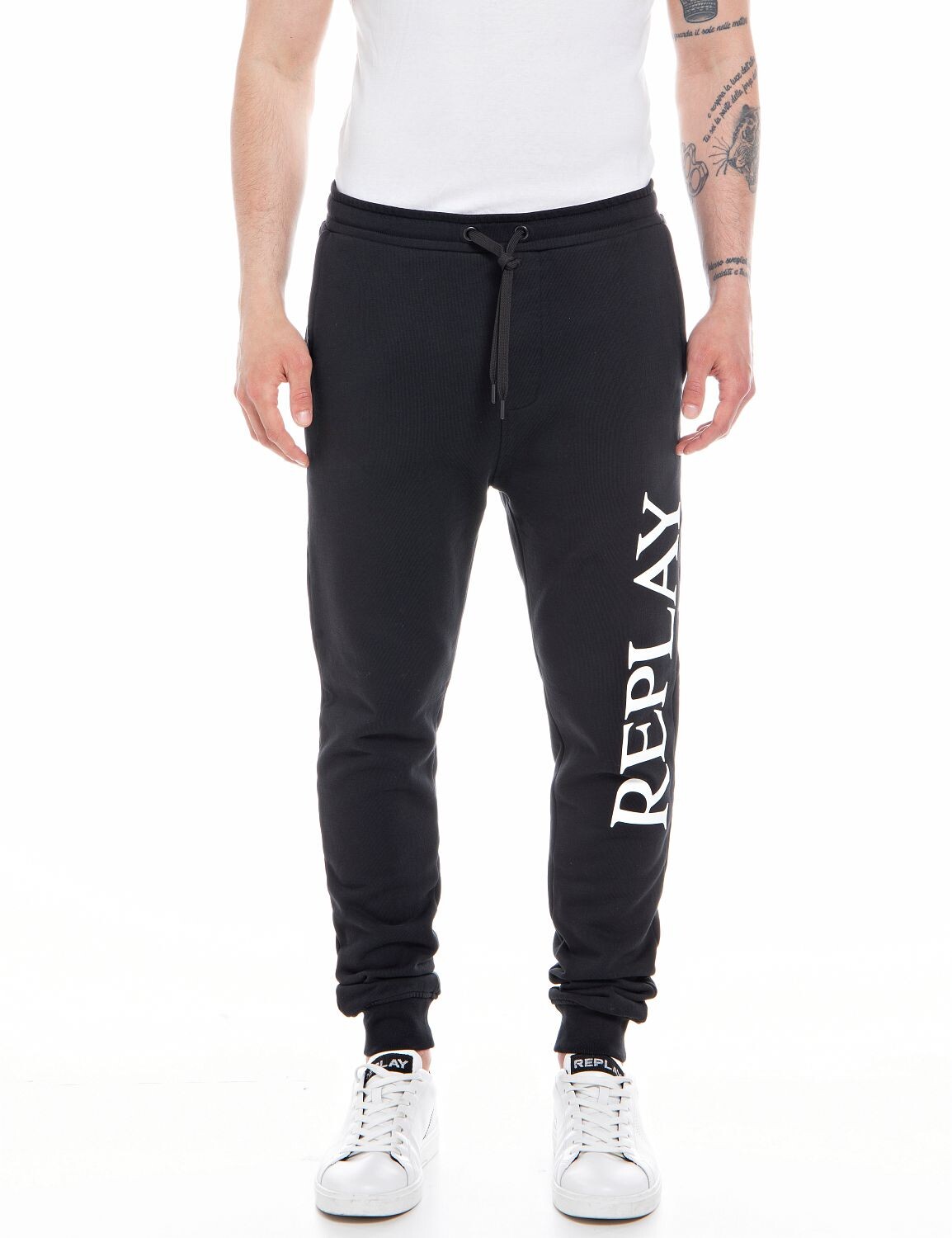 Тканевые брюки Replay Sweatpants Piece Dyed Cotton Fleece, черный
Тканевые брюки Replay Sweatpants Piece Dyed Cotton Fleece, черный