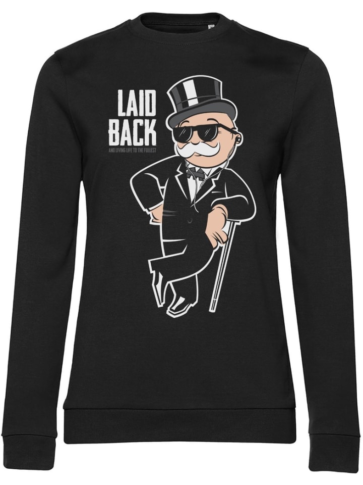 Пуловер "Mr Monopoly Laid Back Girly Sweatshirt" черного цвета
Пуловер "Mr Monopoly Laid Back Girly Sweatshirt" черного цвета