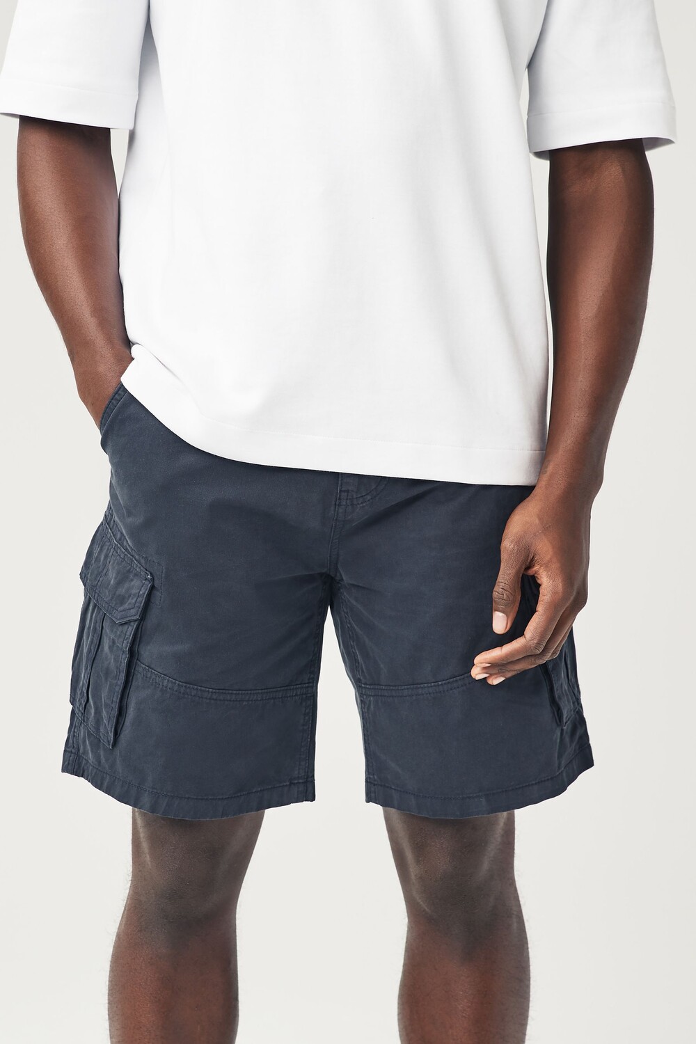 Хлопковые шорты карго Next, синий
Хлопковые шорты карго Next, синий