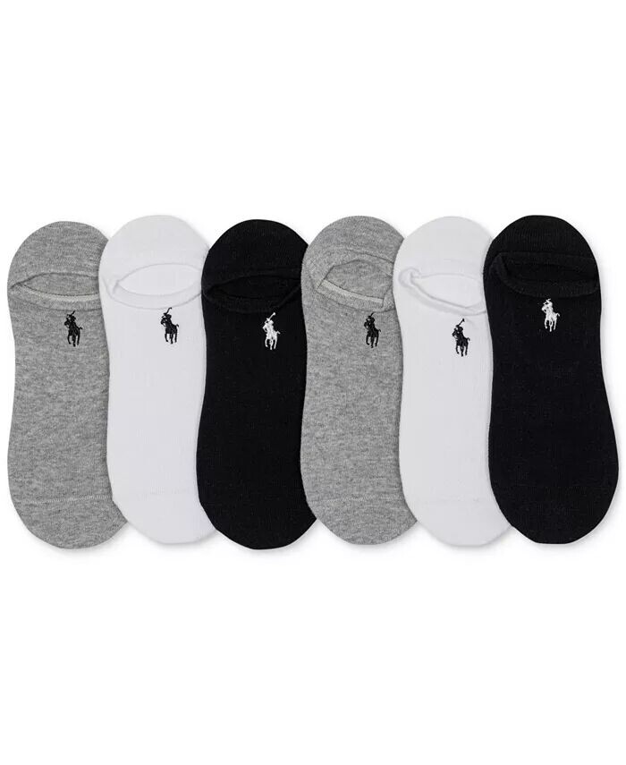 Женские 6-шт. Носки-непоказатели Polo Ralph Lauren, серый
Женские 6-шт. Носки-непоказатели Polo Ralph Lauren, серый