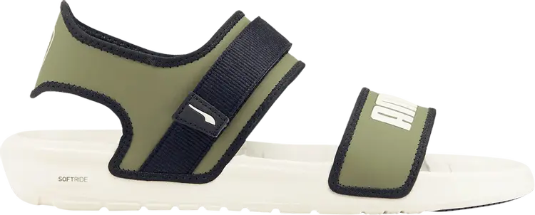 Сандалии Puma Softride Slide White Dark Green Moss, белый
Сандалии Puma Softride Slide White Dark Green Moss, белый