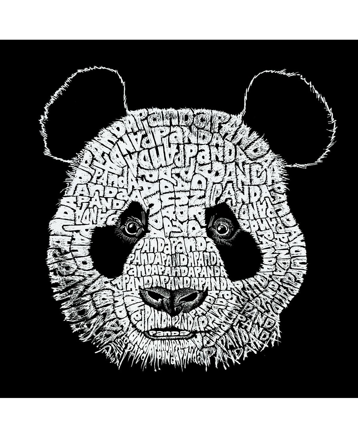Мужская футболка word art - голова панды LA Pop Art, черный
Мужская футболка word art - голова панды LA Pop Art, черный