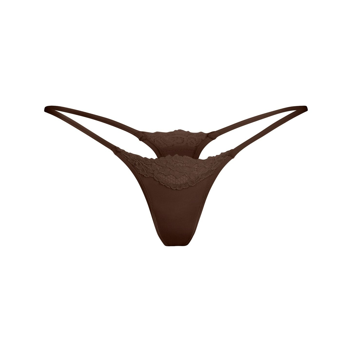 Трусы-стринги Skims Fits Everybody Lace Thong, темно-коричневый
Трусы-стринги Skims Fits Everybody Lace Thong, темно-коричневый